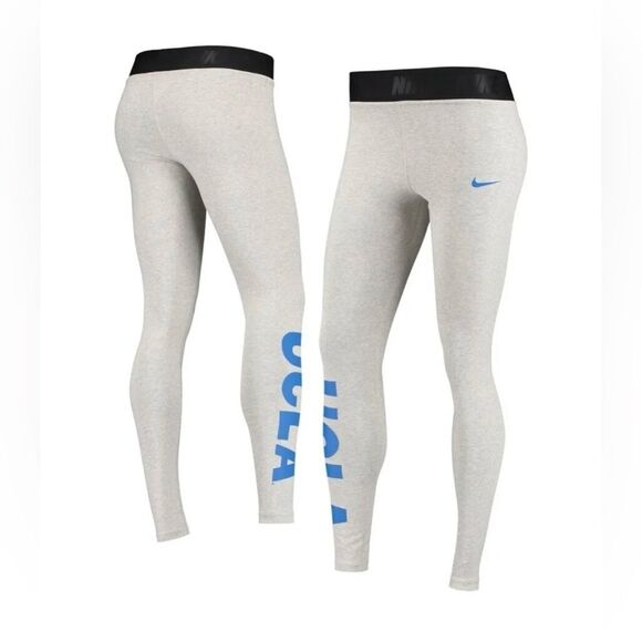 Nike UCLA Bruins Women’s Size Large Grey High Waisted Tri-Blend Tight Leggings - Picture 12 of 12